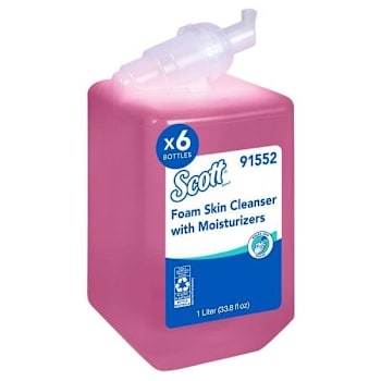 Scott Floral Scent Moisturizing Liquid Hand Soap, 1 L Capacity, Case Of 6