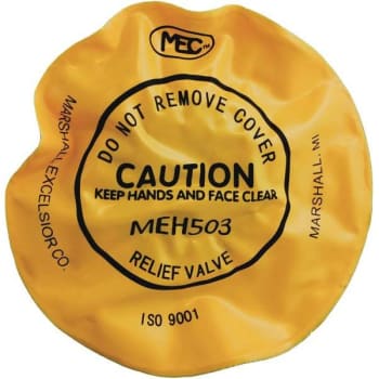 Image for Mec 3/4 " X 1 " X 1/4 " Relief Valve Rain Cap "yellow from HD Supply
