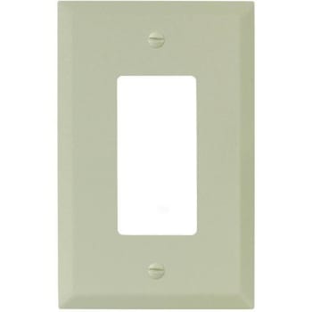 Image for Titan3 Ivory Textured 1-Gang Rocker Jumbo Metal Wall Plate (20-Pack) from HD Supply