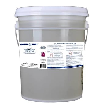 Prideline Lo-Temp Dish Machine Detergent 5 Gal.