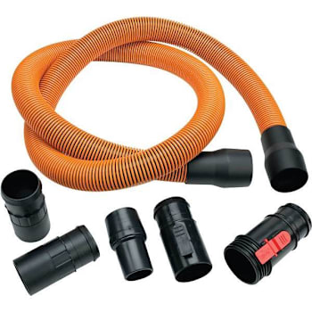 Ridgid 1-7/8" X 10' Vacuum Hose Kit For Ridgid Wet Dry Shop Vacuums