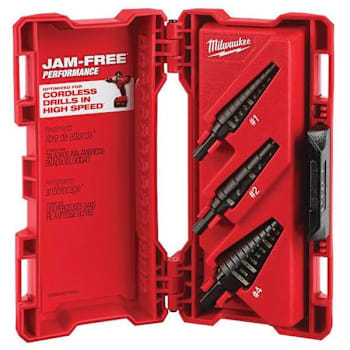 Black Oxide Step Drill Bit Set