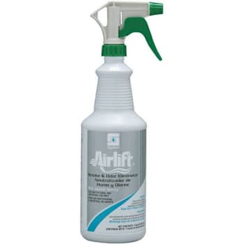 Spartan Airlift Smoke And Odor Eliminator Air Neutralizer, 1 Qt, Case Of 12