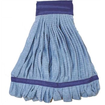 Image for Renown Microfiber Tube Mop Head With Canvas Headband Large (Blue) from HD Supply