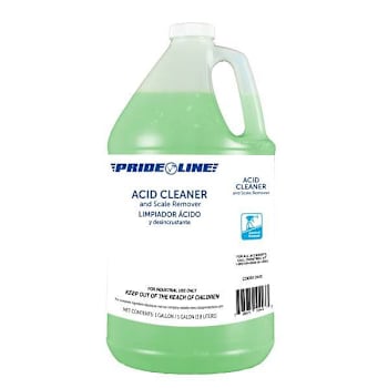 Prideline Acid Cleaner & Scale Remover 1 Gal. (4-Case)