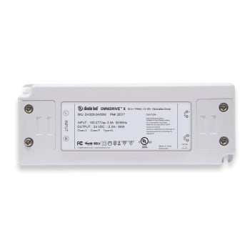 Image for Diode Led Omnidrive X 24v 60w 2-In-1 Electronic And 0-10v Led Dimmable Driver from HD Supply