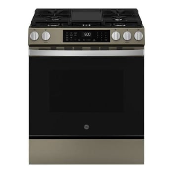 Image for Ge® 30" Slide-In Front-Control Convection Gas Range, Slate from HD Supply