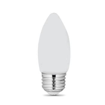 Image for FEIT Electric B10 5.5w 2700k E26 Base White Frost Filament LED Bulb (12-Pack) from HD Supply