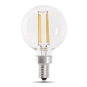 Image for FEIT Electric G16-1/2 5.5w 2700k E12 Base Clear Filament LED Bulb (12-Pack) from HD Supply