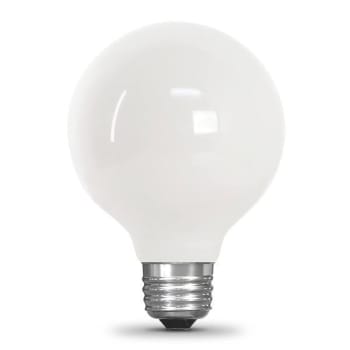 Image for Feit Electric G25 3.8w 2700k E26 Base White Frost Filament LED Bulb (12-Pack) from HD Supply