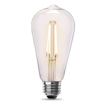 Image for FEIT Electric St19 8.8w 27k E26 Clear Filament Glass Vintage LED Bulb (8-Pack) from HD Supply