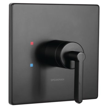 Image for Speakman Lucid Shower Valve Trim Matte Black from HD Supply