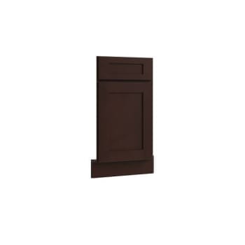 Image for Cnc Cabinetry Luxor 36" Diag Corner Sink Front, Left Hinge, Shaker Espresso from HD Supply
