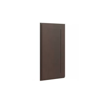 Image for Cnc Cabinetry Luxor 1-Door Wall End Cabinet, 12"w X 36"h X 12"d, Shaker Espresso from HD Supply