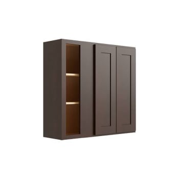 Image for Cnc Cabinetry Luxor Blind Wall Cabinet, 39"w X 30"h X 12"d, Shaker Espresso from HD Supply