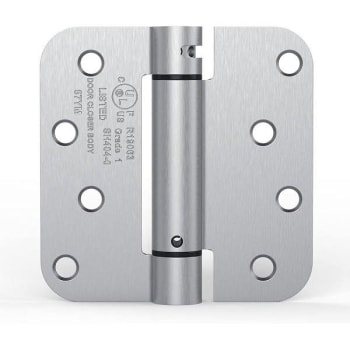 Image for Global Door Controls 4 In. X 4 In. Mortise Single Spring Hinge With 5/8 In. Radius (2-Pack) from HD Supply