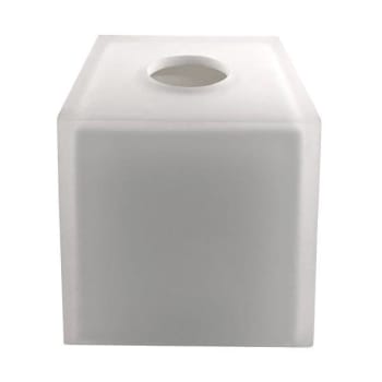 Fortis Semitranslucent Ice Color Square Laguna Tissue Box Package Of 3