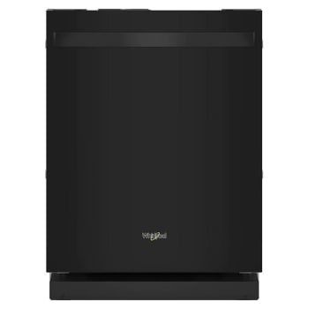 Whirlpool® ENERGY STAR® 18 In. Front Control Dishwasher With Stainless Steel Tub, Black, ADA