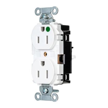Image for Hubbell® Wiring Edgeconnect™ 15a 125v X-Hd Hosp Duplex Recp White Package Of 10 from HD Supply