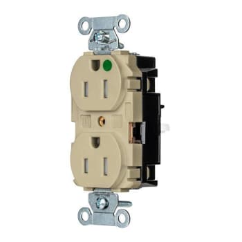 Image for Hubbell® Wiring Edgeconnect™ 15a 125v X-Hd Hosp Duplex Recp Ivory Package Of 10 from HD Supply