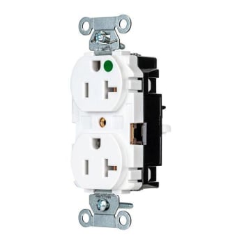 Image for Hubbell® Wiring Edgeconnect™ 20a 125v X-Hd Hosp Duplex Recp White Package Of 10 from HD Supply