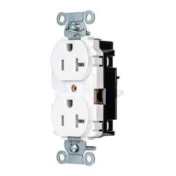 Image for Hubbell® Wiring Edgeconnect™ 20a 125v X-Hd Spec Duplex Recp White Package Of 10 from HD Supply