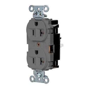 Image for Hubbell Wiring® Edgeconnect™ 20a 125v Gray Industrial Duplex Recp Package Of 10 from HD Supply