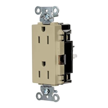 Image for Hubbell Wiring® Edgeconnect™ 15a 125v Com Decorator Recp Ivry Package Of 10 from HD Supply