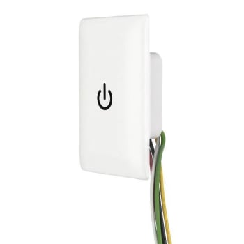Image for Hubbell Wiring® Scrubswitch 8/10a 120/277v Single Gang Touch Switch White from HD Supply