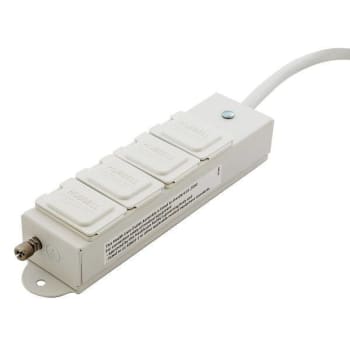 Hubbell Wiring® 20 Amp 4-Outlet Hcoa Surge Protector Rpt 6' Cord