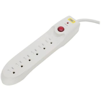 Image for Hubbell Wiring® Spikeshield Tvss 15 Amp 6-Outlet Surge Protector 6' Cord from HD Supply