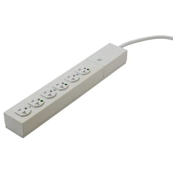 Hubbell Wiring® Spikeshield 20a 6-Outlet Hospital Surge Protector 15' Cord