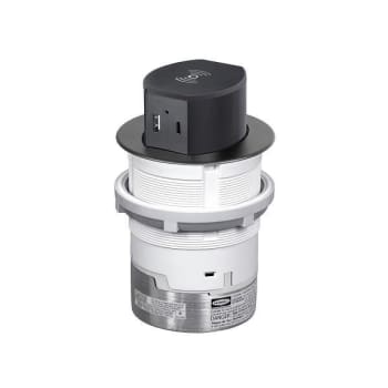 Image for Hubbell Wiring® 15 Amp 125 Volt Countertop Outlet Wireless Charging Black from HD Supply