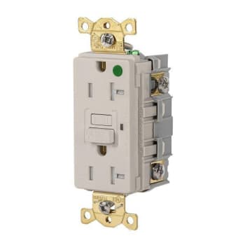 Image for Hubbell Wiring® Autoguard® 20a 125v Heavy Duty Com Hosp Tr/Wr Gfci Recp Almond from HD Supply