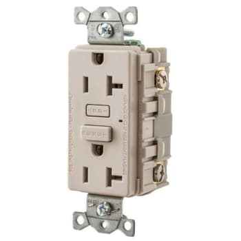 Image for Hubbell Wiring® Autoguard® 20 Amp 120 Volt Gfci Receptacle Light Almond from HD Supply
