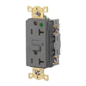 Image for Hubbell Wiring® Autoguard® 20a 125v Heavy Duty Com Hospital Gfci Recp Gray from HD Supply
