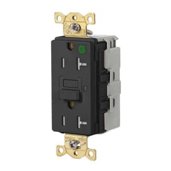 Image for Hubbell Wiring® Snapconnect® Autoguard® 20a 125v Hd Hosp Tr/Wr Gfci Recp Black from HD Supply