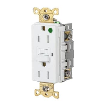Image for Hubbell Wiring® Autoguard® 15a 125v Heavy Duty Com Hosp Tr/Wr Gfci Recp White from HD Supply