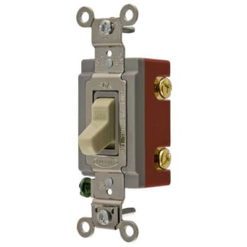 Image for Hubbell Wiring® Double Pole 120/277v X Hd Ind Toggle Switch Ivory Package Of 10 from HD Supply