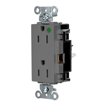 Image for Hubbell Wiring Devices® Edgeconnect™ 15a 125v Xhd Hosp Deco Rp Gry Package Of 10 from HD Supply