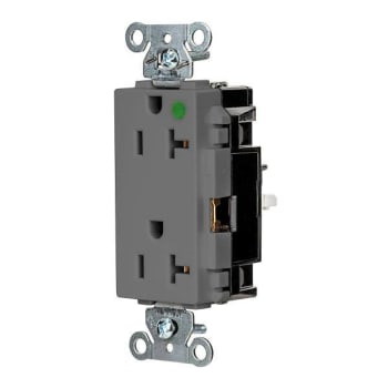 Image for Hubbell Wiring Devices® Edgeconnect™ 20a 125v Xhd Hosp Deco Gry Package Of 10 from HD Supply