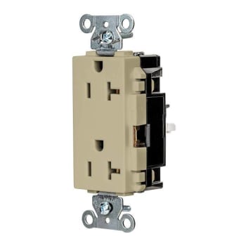 Image for Hubbell Wiring Devices® Edgeconnect™ 20a 125v Xhd Spc Dec Rec Ivry Package Of 10 from HD Supply
