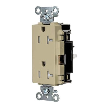 Image for Hubbell Wiring Devices® Edgeconnect™ 20a 125v Xhd Spc Dec Rec Ivry Package Of 10 from HD Supply