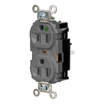 Image for Hubbell Wiring Devices® Edgeconnect™ 15a 125v Xhd Hosp Recp Gry Package Of 10 from HD Supply
