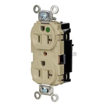 Image for Hubbell Wiring Devices® Edgeconnect™ 20a 125v Xhd Hosp Recp Ivry Package Of 10 from HD Supply