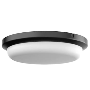 AFX® Dean 11 In. LED Outdoor Flush Mount Black, 30/40/50k