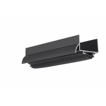 Pemko Door Shoe Aluminum U Shape Door Shoe Drip Ledge Vinyl Bottom Seal 36"