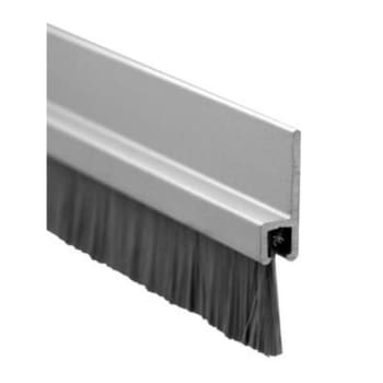 Image for Pemko Door Sweep 3/4in Al Channel 5/8in Black Brush Clear Anodized Al Finish from HD Supply