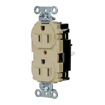 Image for Hubbell Wiring® Edgeconnect™ 15a 125v Ivry Industrial Duplex Recp Package Of 10 from HD Supply