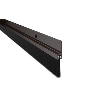 Image for Pemko Brush Weatherstrip 1in Coverage Dark Bronze Anodized Aluminum 36in from HD Supply